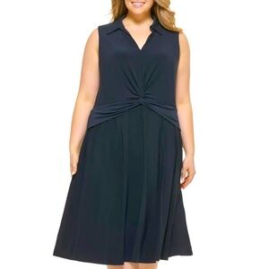 Tommy Hilfiger Navy Sleeveless Dress
